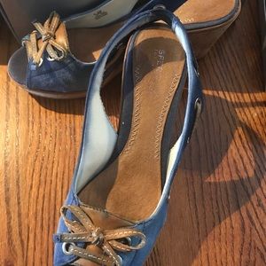 Brand new Sperry wedges